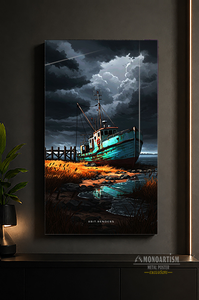  ship-metal-poster 