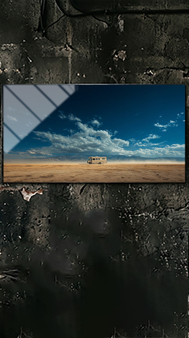 breaking-bad-van-metal-poster