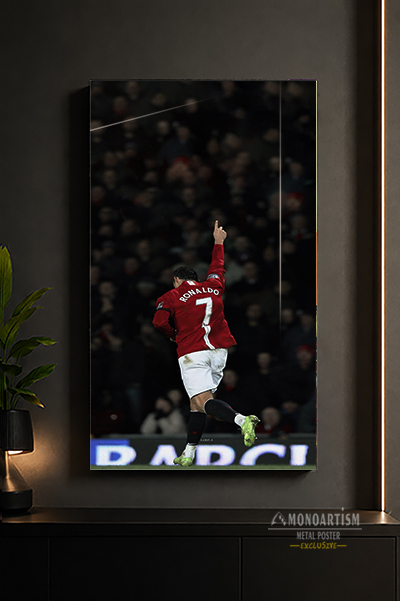 ronaldo-footballer-metal-poster