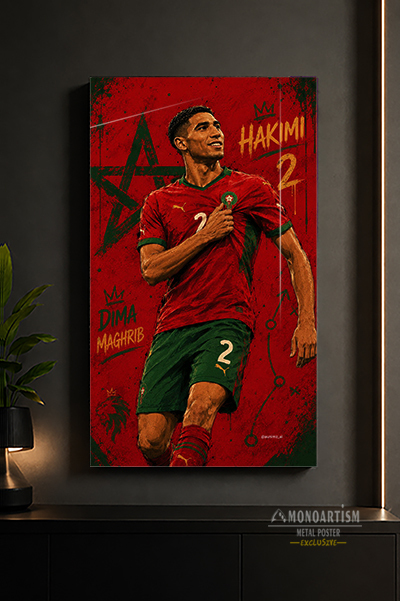 hakimi-morocco-metal-poster